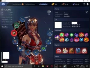 CONTA MIR4 - TAOISTA LV : 85 128.200 PS, CURA MAIOR +8