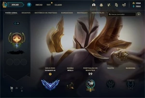 Conta Smurf D3 com 1950 de RP, 61% de winrate - League of Legends LOL