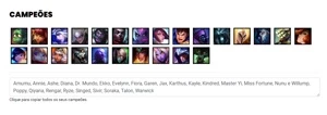 Conta Smurf D3 com 1950 de RP, 61% de winrate - League of Legends LOL