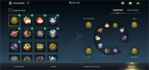 CONTA WILD RIFT - 17 SKINS - ESMERALDA III - League of Legends: Wild Rift LOL WR