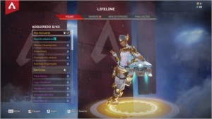 Conta apex legends skins raras 26 lendarias