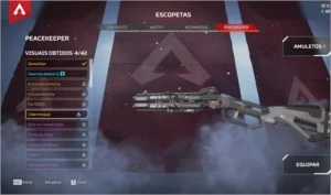 Conta apex legends skins raras 26 lendarias