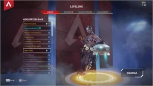 Conta apex legends skins raras 26 lendarias