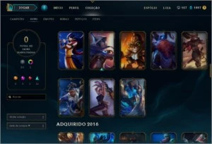 Conta G3 - 32 skins - Todos os campeões - League of Legends LOL