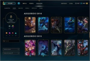 Conta G3 - 32 skins - Todos os campeões - League of Legends LOL