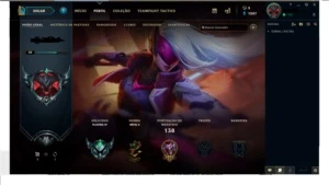CONTA PLATINA OTIMO WINRATE - League of Legends LOL