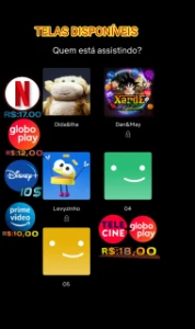 Tela Netflix 4k individual - Assinaturas e Premium