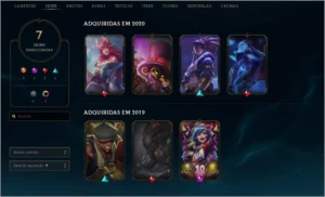 Conta League of Legends smurf LVL 37 LOL