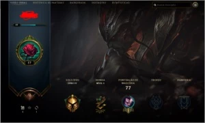Conta League of Legends smurf LVL 37 LOL