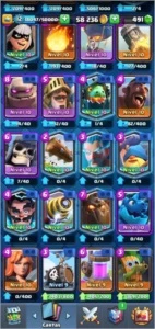 CONTA CLASH ROYALE NIVEL 12