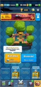 CONTA CLASH ROYALE NIVEL 12