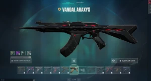 Valorant nivel 10: Vandal Araxys, Faca Unidade Admin