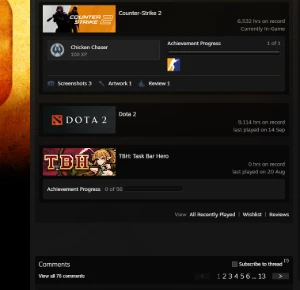 Conta Steam Com 20 Anos - DOTA 2