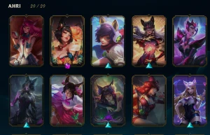 Conta Com Skins Lol Valorant/ Skin Do Faker Ahri E Kuronami - League of Legends