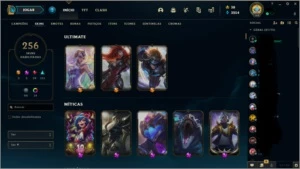 Conta lol com MUITAS skins (yasuo prestige) 3 ultimates - League of Legends