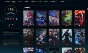 ⭐Conta Lol Full Champs | Lvl 520 | 196 Skins | 3 Ultimates ⭐ - League of Legends