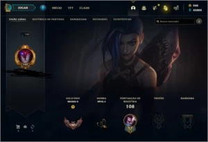CONTA LOL LV 192 48K DE EA E SKINS - League of Legends