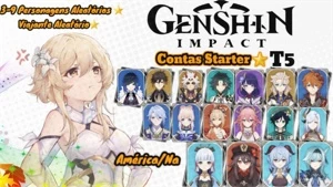 ✨CONTAS REROLL GENSHIN IMPACT AR-10✨(ENVIO RAPIDO)
