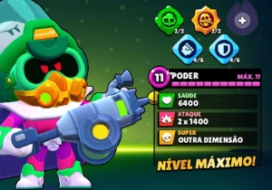 Conta Brawl Stars Com 6 Brawlers Max! Contendo 11500 Troféus