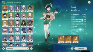 GENSHIN IMPACT - AR56 , 13T5, Xiao + Bis + Venti + Shongun +