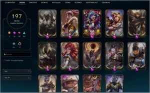 Conta LOL - Nível 450+ / 190+ (Skins raríssimas) - League of Legends