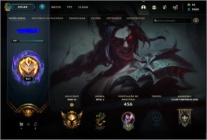 Conta LOL - Nível 450+ / 190+ (Skins raríssimas) - League of Legends