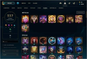 Conta LOL - Nível 450+ / 190+ (Skins raríssimas) - League of Legends