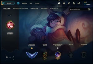 CONTA LOL DIAMANTE 4 SEM EMAIL VERIFICADO GANHANDO MUITO PDL - League of Legends