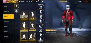 Conta free fire muito gemada