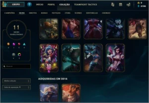 Conta no lol com passe! - League of Legends