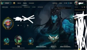 CONTA LOL PRATA II // 7 SKINS // 27 CAMPEÕES. // MMR + - League of Legends