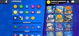 CONTA BRAWL STARS COM MAIS 30k troféus e várias skins