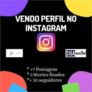 Contas com 30 seguidores para BOT Instagram - Redes Sociais