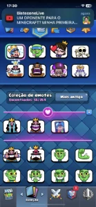 Conta Clash Royale full carta com passe mini pekka e mago