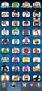 Conta Clash Royale full carta com passe mini pekka e mago