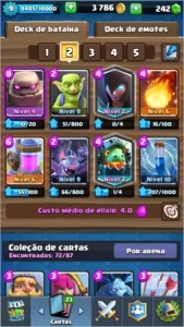 Conta Clash Royale