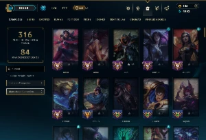 Esmeralda 3 com 135 Champs e 87 Skins +8 Vitoriosas - League of Legends LOL