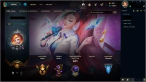 CONTA LEAGUE OF LEGENDS LVL 324, 319 SKINS (GOLD 1) LOL