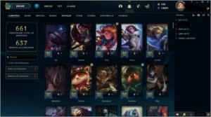 CONTA LEAGUE OF LEGENDS LVL 324, 319 SKINS (GOLD 1) LOL