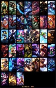 Conta de LoL 128 champs (Faltam Apenas 5) + 38 Skins P4 - League of Legends
