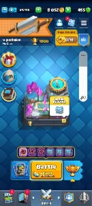 🩶8052 Moedas🩵🩶455 Cristais🩵 - Clash Royale