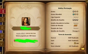 Conta Sw 2 LD:Aragorn dark top LD do jogo E hanwul SV:global - Summoners War