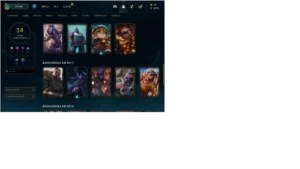 Conta league of legends platina 3 com 34 skins LOL