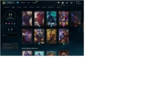Conta league of legends platina 3 com 34 skins LOL