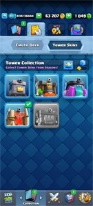 CONTA CLASH ROYALE LIGA 3 ✅ (1049 GEMAS) COM 3 PASSES