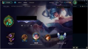 Conta diamante - League of Legends LOL