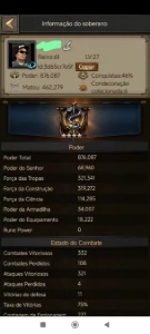 Conta De Clash Of Kings Castelo Nvl 20 - Outros