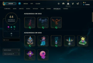 Conta 278 Skins, Diamante 4 - League of Legends LOL