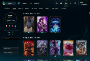 Conta 278 Skins, Diamante 4 - League of Legends LOL