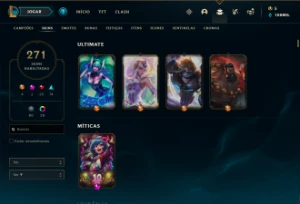 Conta 278 Skins, Diamante 4 - League of Legends LOL